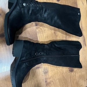 Ladies tall black boots